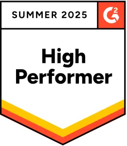 G2 High Performer Summer 2025